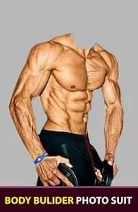 Men Body Builder Suit Photo Editor screenshot 3