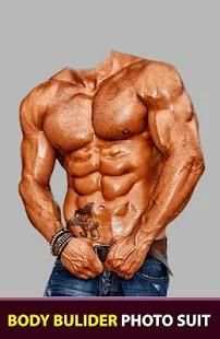 Men Body Builder Suit Photo Editor screenshot 2