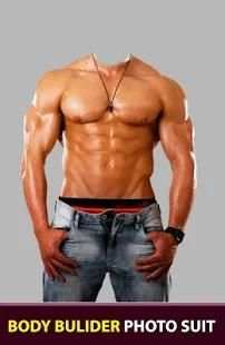 Men Body Builder Suit Photo Editor screenshot 1
