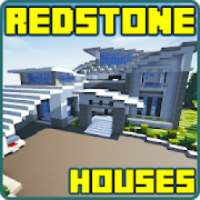 Redstone House Map for Minecraft PE