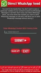 Direct WhatsApp Send screenshot 2