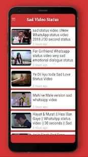 Sad Video Status स्क्रीनशॉट 2