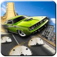 pengganti mobil simulator pesawat terbang melompat