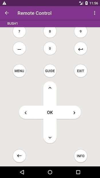 Bush TV Remote Control स्क्रीनशॉट 7
