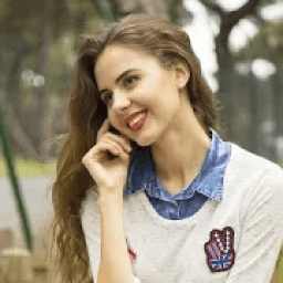 Girl phone number icon