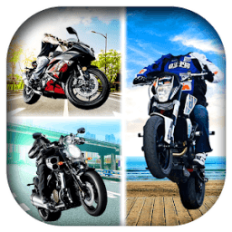 ikon Men Racing Bike Rider Photo Suit : Man Moto Bike