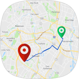 ikon GPS Route Finder + Location sharing