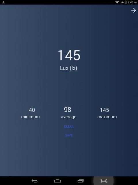 Light meter screenshot 1
