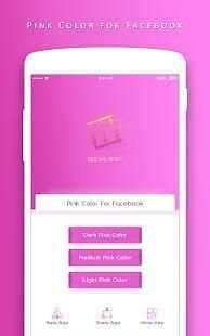 Pink Color For Facebook स्क्रीनशॉट 1