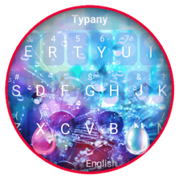 ikon Colourful Droplet Typany Keyboard