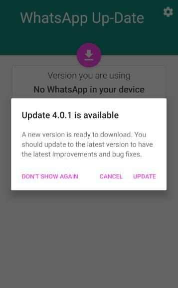 WhatsApp Up-Date screenshot 4