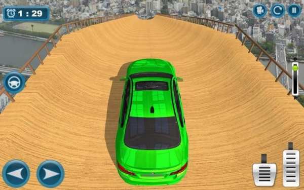 Mustahil Mega Ramp Extreme Stunt Jump Permainan screenshot 12