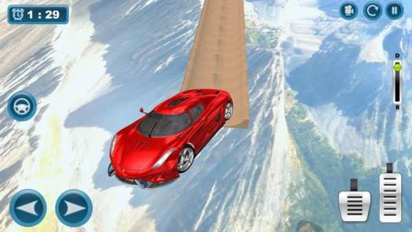 Mustahil Mega Ramp Extreme Stunt Jump Permainan screenshot 5