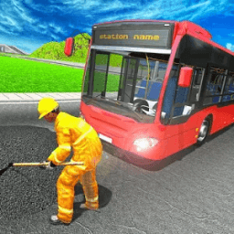 Metro Bus Road Builder Simulator आइकन