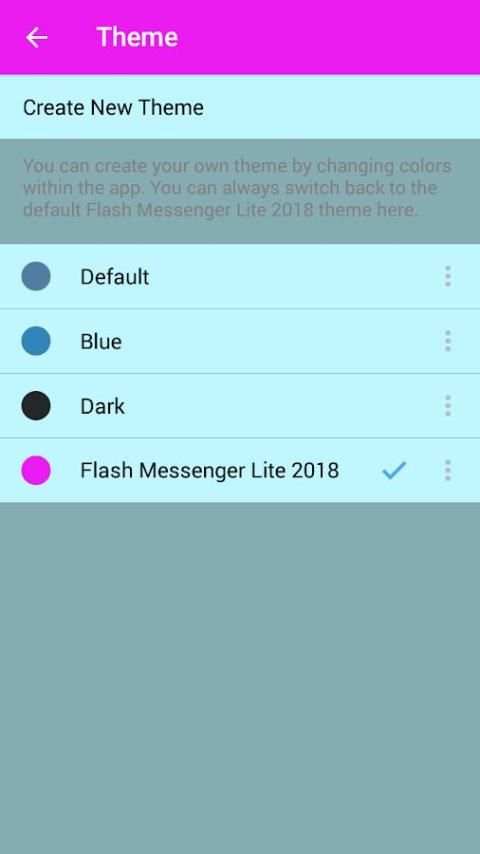 Flash Messenger Lite 2018 screenshot 2