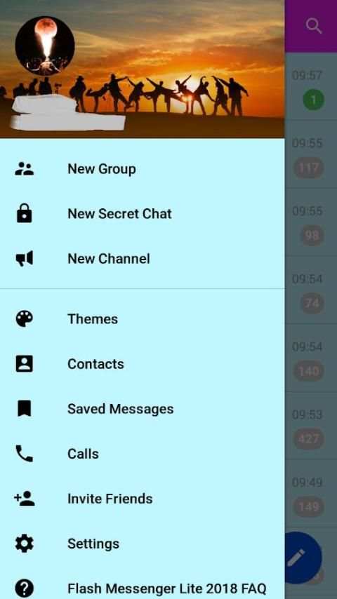 Flash Messenger Lite 2018 screenshot 5