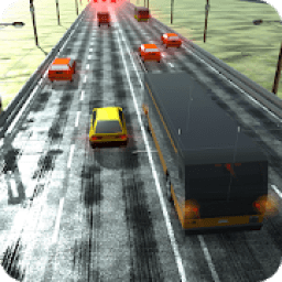 Endless Car Racing on Highway in Heavy Traffic icon