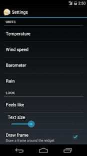 Weather Personal Widget screenshot 3