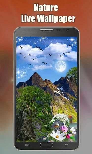 Nature Live Wallpaper स्क्रीनशॉट 1