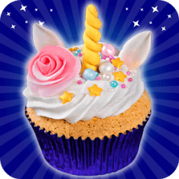 ikon Unicorn Cupcakes Maker - Colorful Food Cooking
