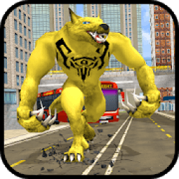 Angry Werewolf City Rampage 2018 icon