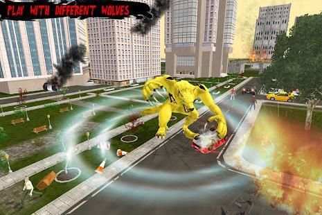 Angry Werewolf City Rampage 2018 screenshot 8