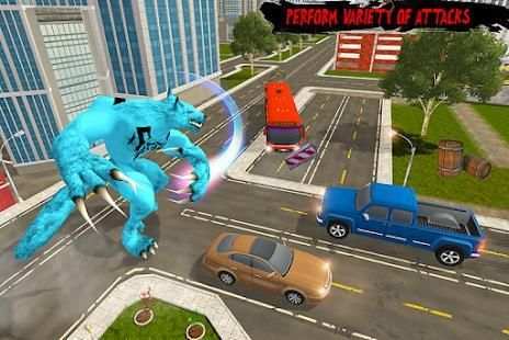 Angry Werewolf City Rampage 2018 screenshot 11