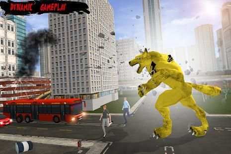 Angry Werewolf City Rampage 2018 screenshot 6