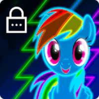 Neon Pony Little My Phone Lock Password on 9Apps