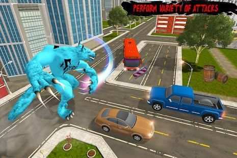 Angry Werewolf City Rampage 2018 screenshot 7