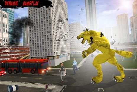 Angry Werewolf City Rampage 2018 screenshot 10
