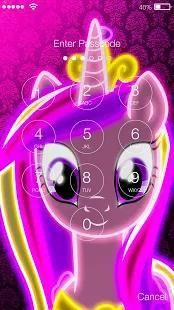 Neon Pony Little My Phone Lock Password screenshot 6