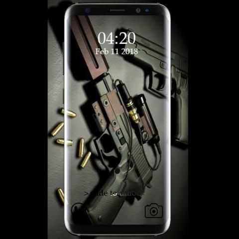 Wallpaper pistol military