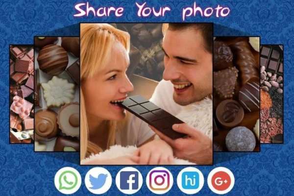 Chocolate Day Photo Frames: Chocolate Photo Editor screenshot 1