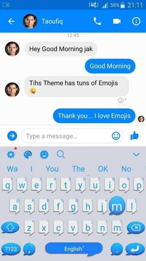 keyboard Messenger screenshot 1