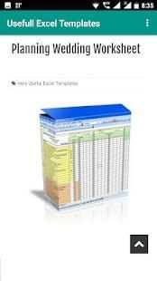 Useful Excel Templates screenshot 3