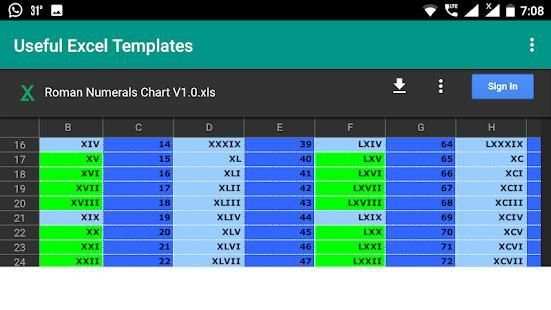 Useful Excel Templates screenshot 2