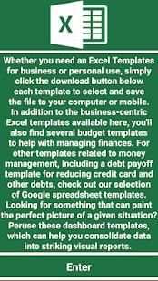 Useful Excel Templates screenshot 5