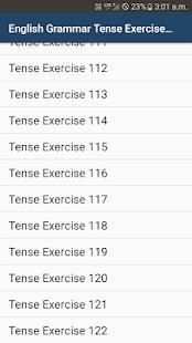 Tense Exercises - 1500 question answers screenshot 4