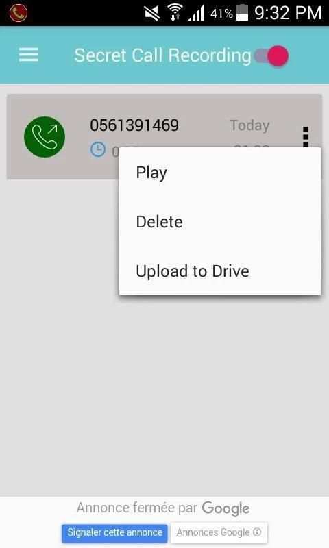 Secret Call Recording स्क्रीनशॉट 4