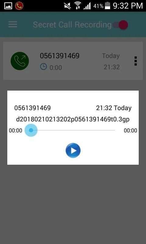 Secret Call Recording स्क्रीनशॉट 2