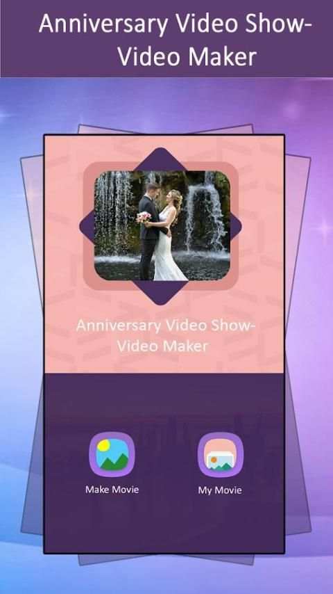 Anniversary Video Show - Video Maker स्क्रीनशॉट 1