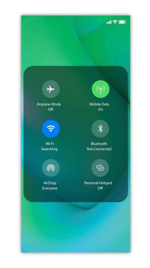 control center-control panel,lock screen स्क्रीनशॉट 2