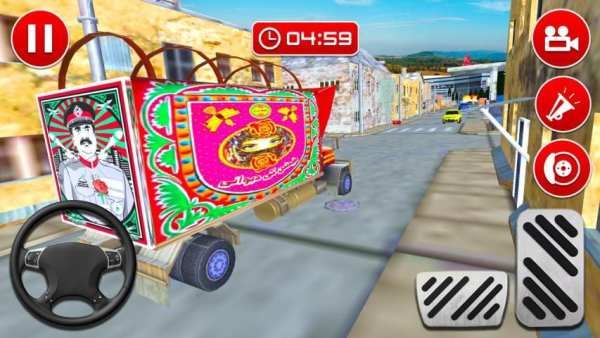 PK Truck Driver Simulator 2018 स्क्रीनशॉट 4
