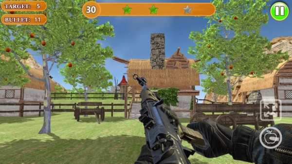 Apple Chop - Finger Gun Shooting screenshot 3