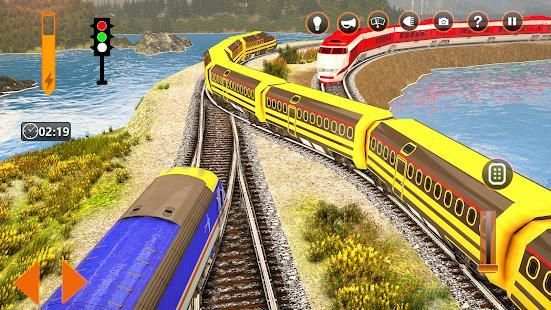 Train Simulator Driving Uphill Train Game screenshot 3