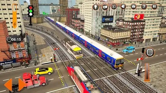 Train Simulator Driving Uphill Train Game screenshot 1
