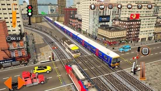 Train Simulator Driving Uphill Train Game screenshot 1