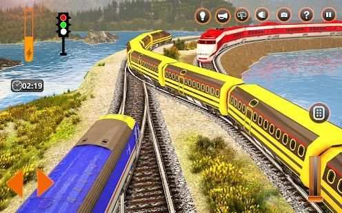 Train Simulator Driving Uphill Train Game screenshot 7