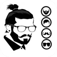 Man Hair Style Photo Editor - Beard,Mustache 2018 on 9Apps